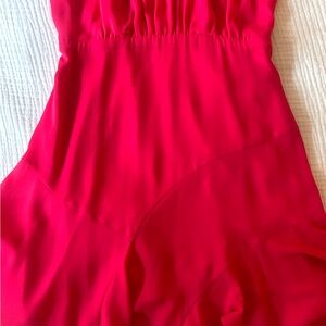 Elegant Red Women's Dress